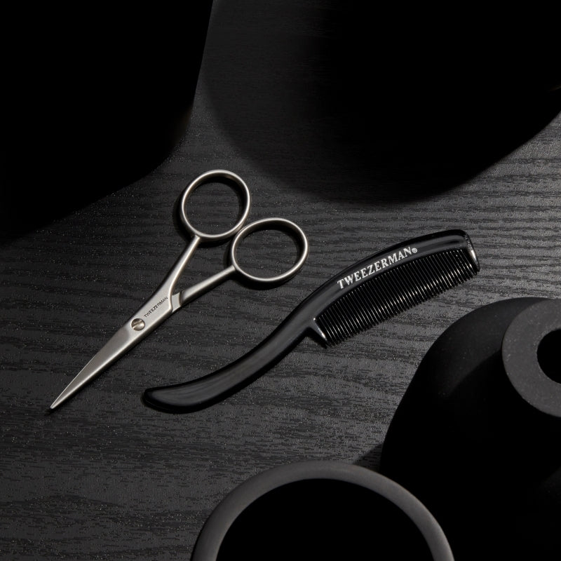 Ψαλίδι & Χτενάκι για Μουστάκι - Tweezerman