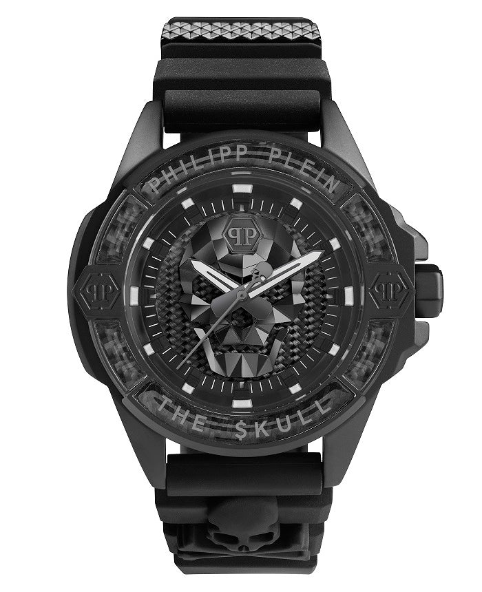 Ρολόι Philipp Plein The Skull Carbon Fiber PWAAA2022 Quartz - Ανδρικό