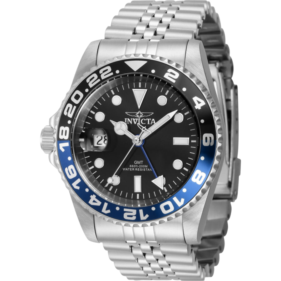 Ρολόι Invicta Pro Diver 43969 Quartz 42mm - Ανδρικό Batman στεφάνη για Αριστερόχειρες