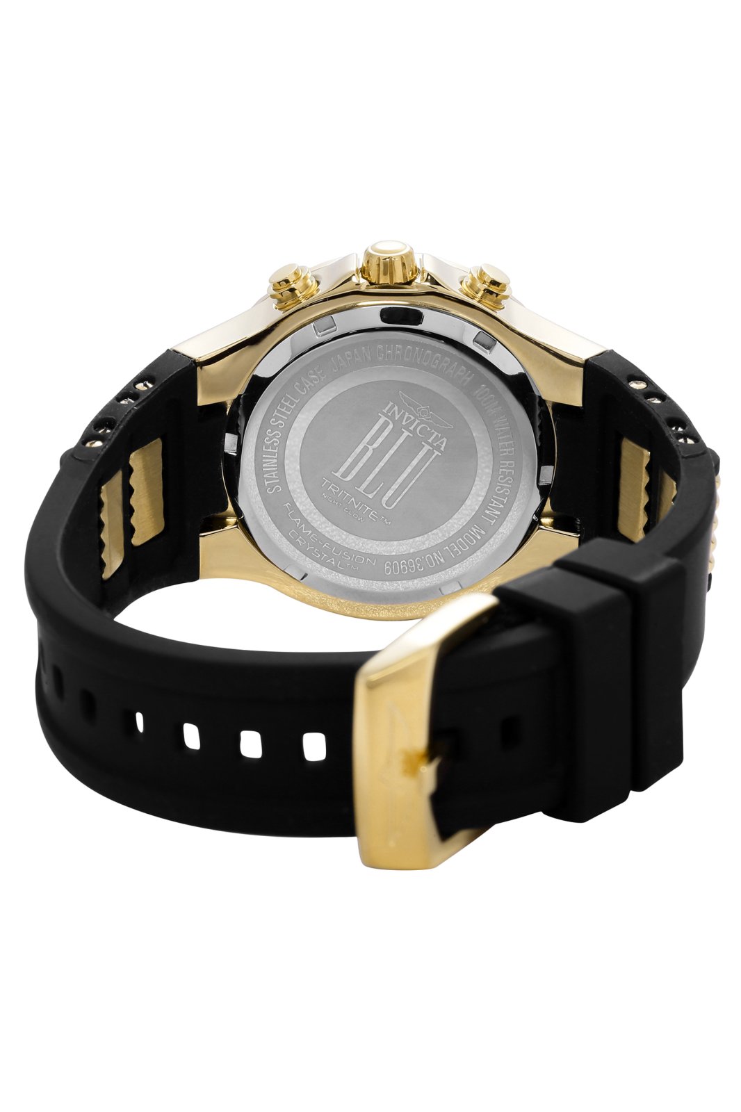 Ρολόι Invicta BLU Chronograph Quartz Gold Dial 36909 - Γυναικείο