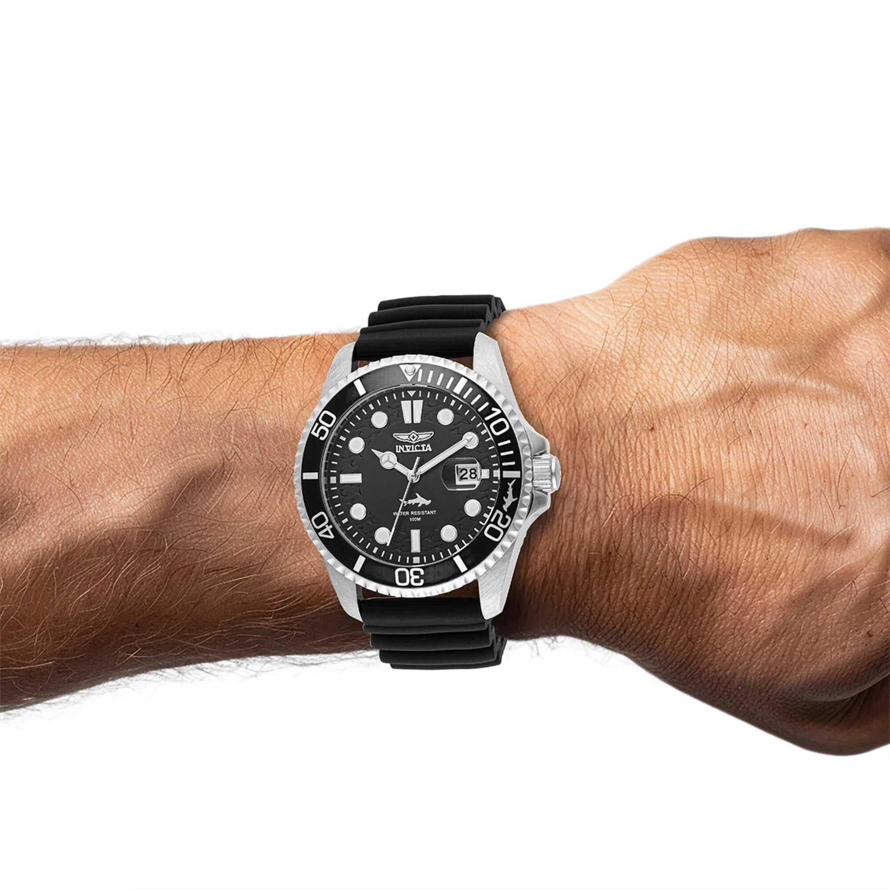 Ρολόι Invicta Pro Diver Date Quartz Black Dial 47161 - Ανδρικό