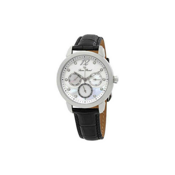 Ρολόι με Μαύρο Δερμάτινο Λουράκι LUCIEN PICCARD LΡ-40038-02ΜΟΡ - Γυναικείο