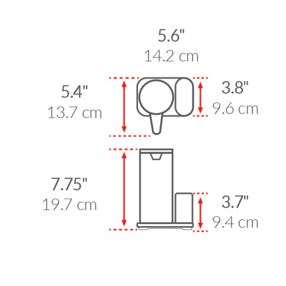Επαναφορτιζόμενη Αντλία Σαπουνιού με Αισθητήρα & Βάση Caddy - ST1081 Simplehuman
