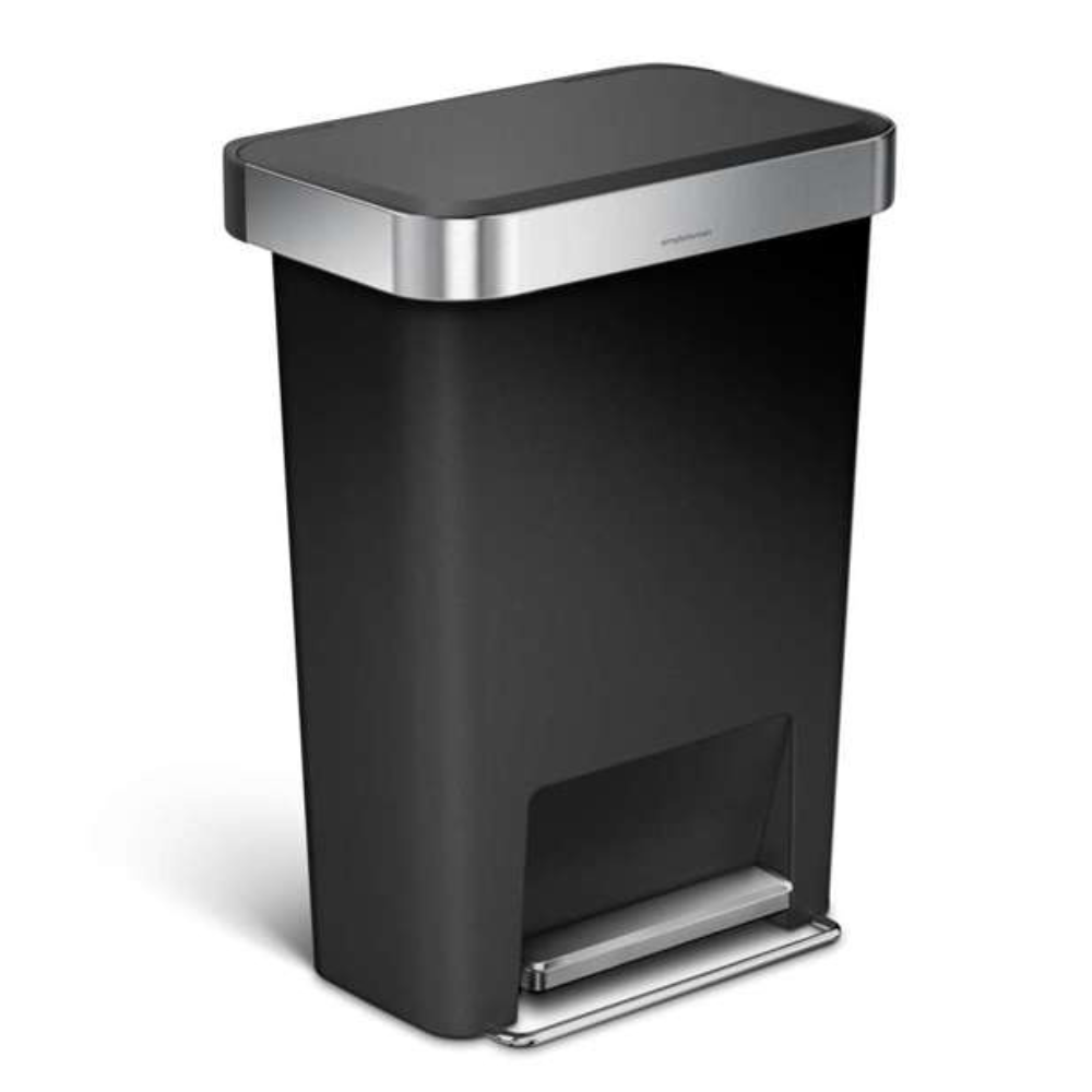 Ορθογώνιος Κάδος με Πεντάλ & Θήκη Σακούλας 45L - CW1385CB Simplehuman