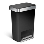 Ορθογώνιος Κάδος με Πεντάλ & Θήκη Σακούλας 45L - CW1385CB Simplehuman