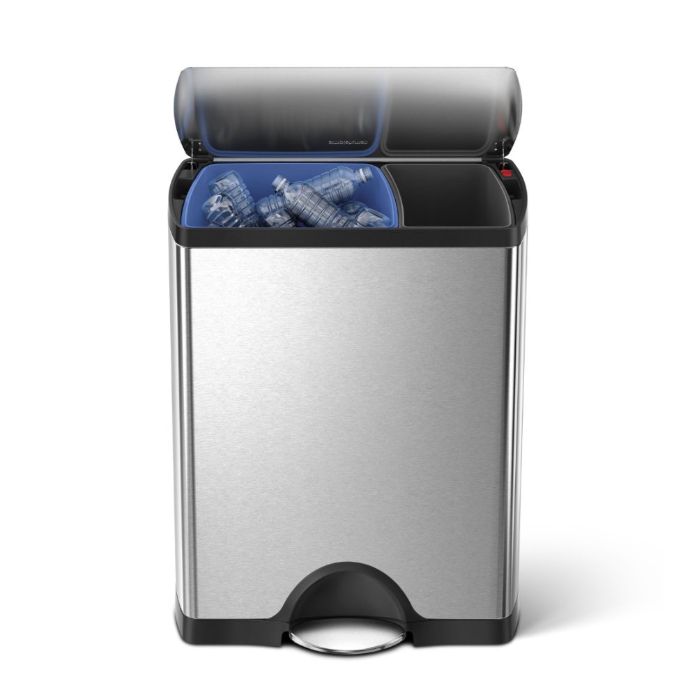 Ορθογώνιος Κάδος Απορριμμάτων με Πεντάλ 46L - CW1830 Simplehuman