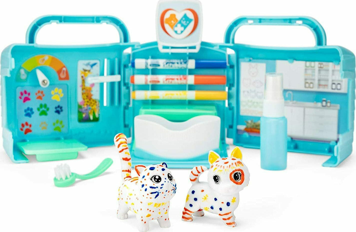 Crayola Ζωγραφική Washimals Pets Vet Playset για Παιδιά 4+ Ετών