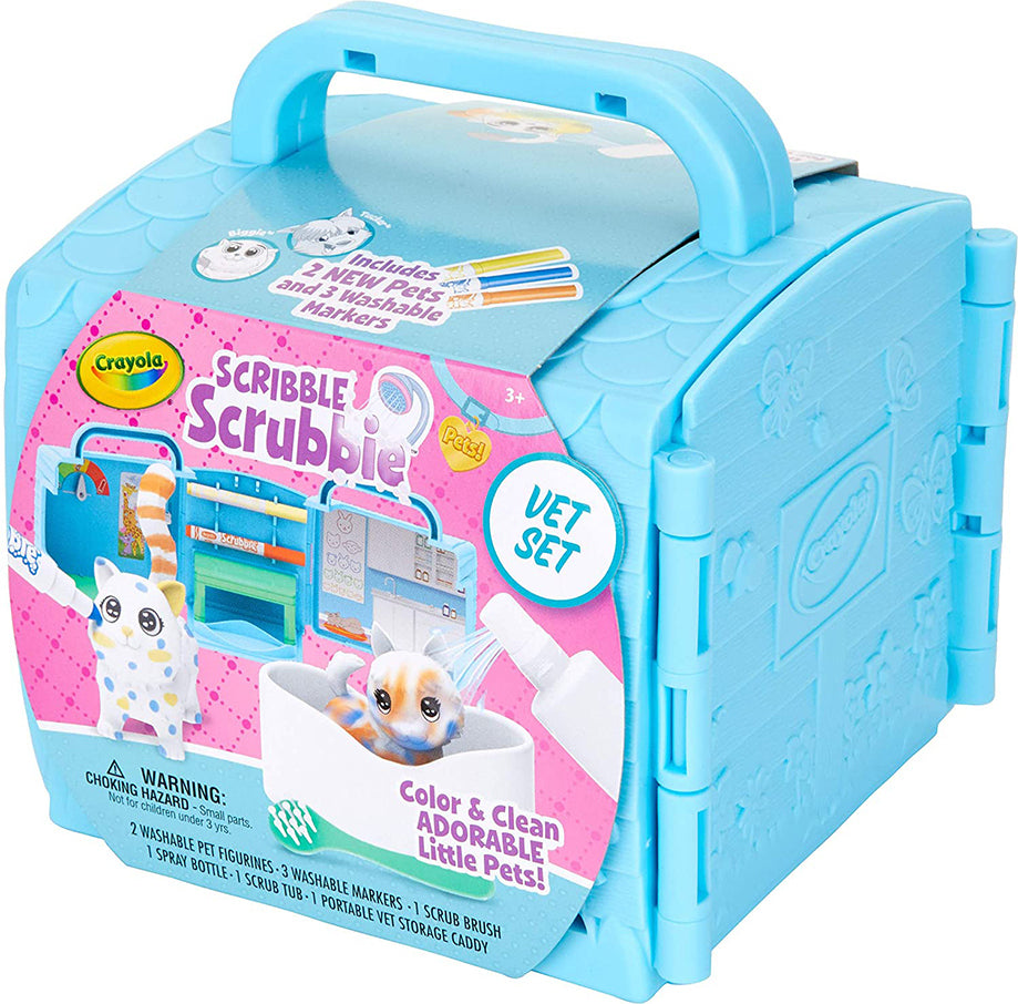 Crayola Ζωγραφική Washimals Pets Vet Playset για Παιδιά 4+ Ετών