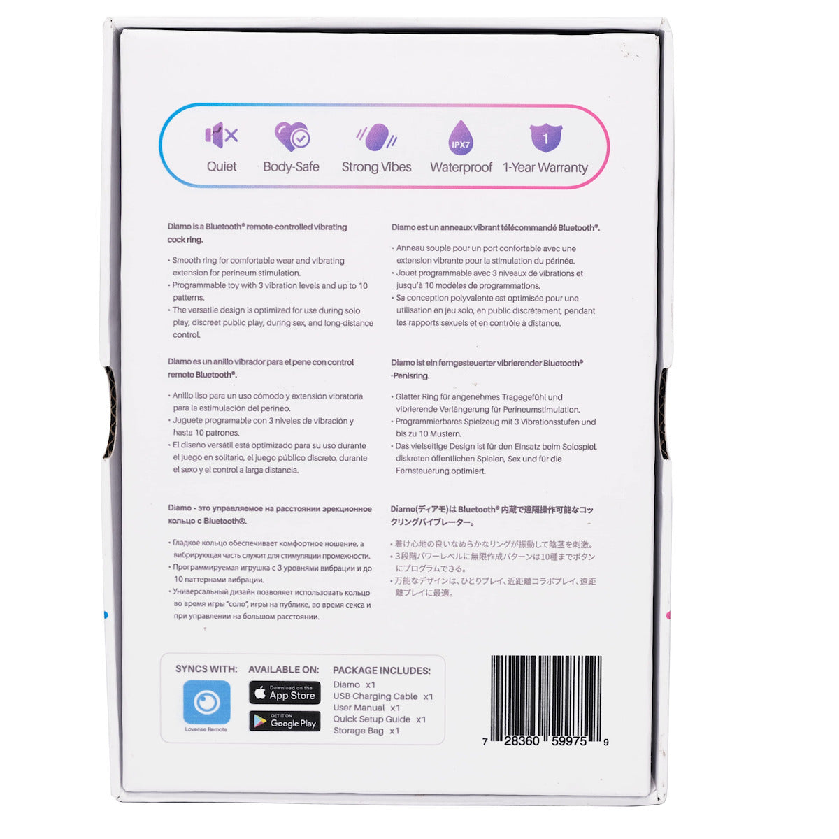 Lovense Diamo Vibrating Cock Ring