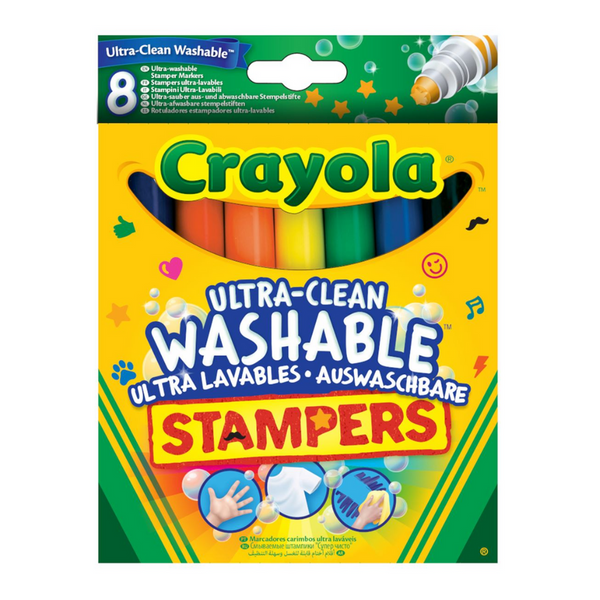 Crayola Washable Μαρκαδόροι Σφραγίδα – 8 Τεμάχια