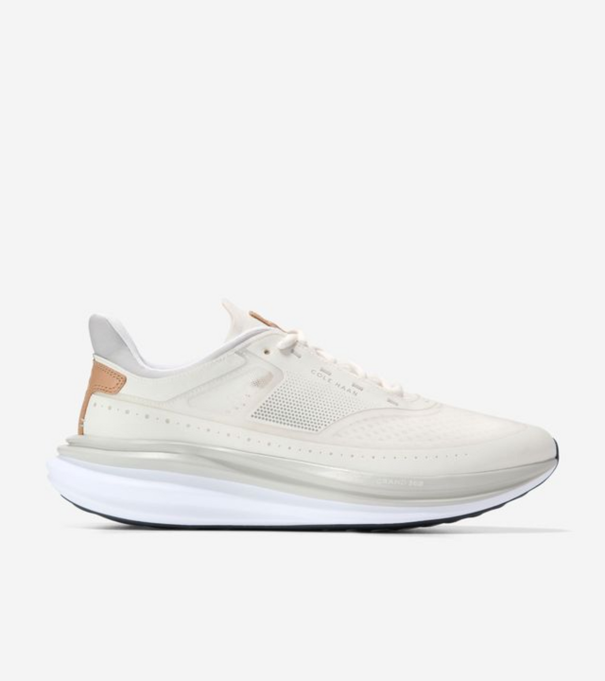 Ανδρικά OriginalGrand Quadstar Running Sneakers Optic White- Nimbus Cloud (C39632M) - Cole Haan