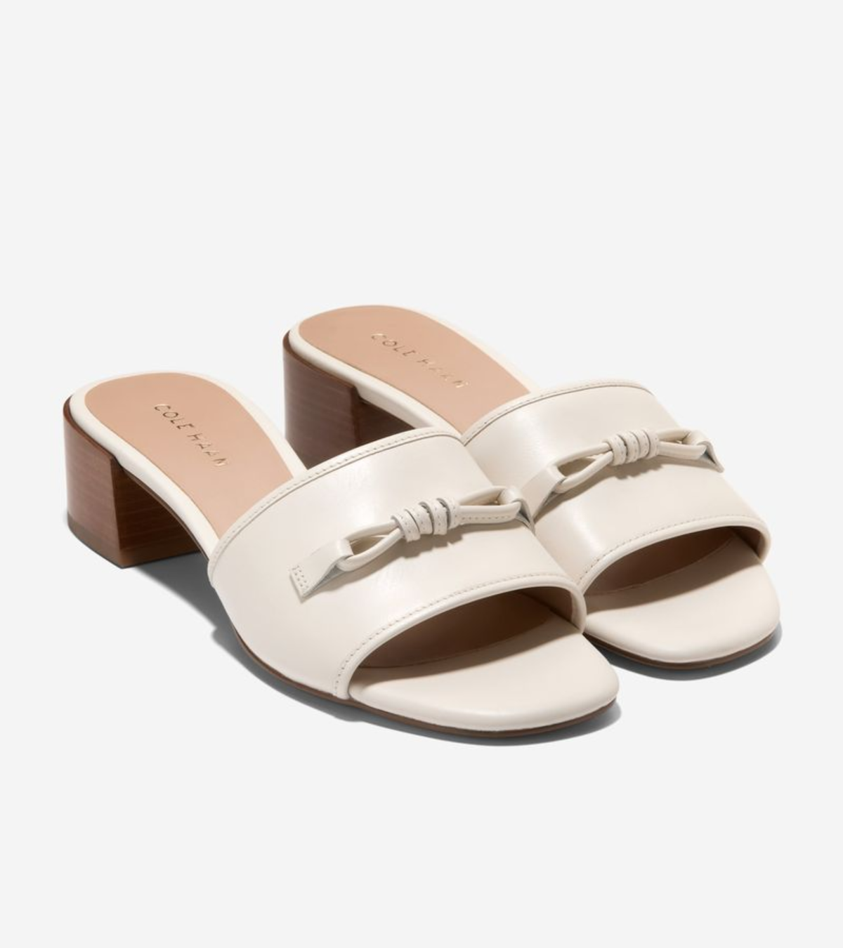 Γυναικεία Cailyn Bow Mules Ivory (W33052B) - Cole Haan