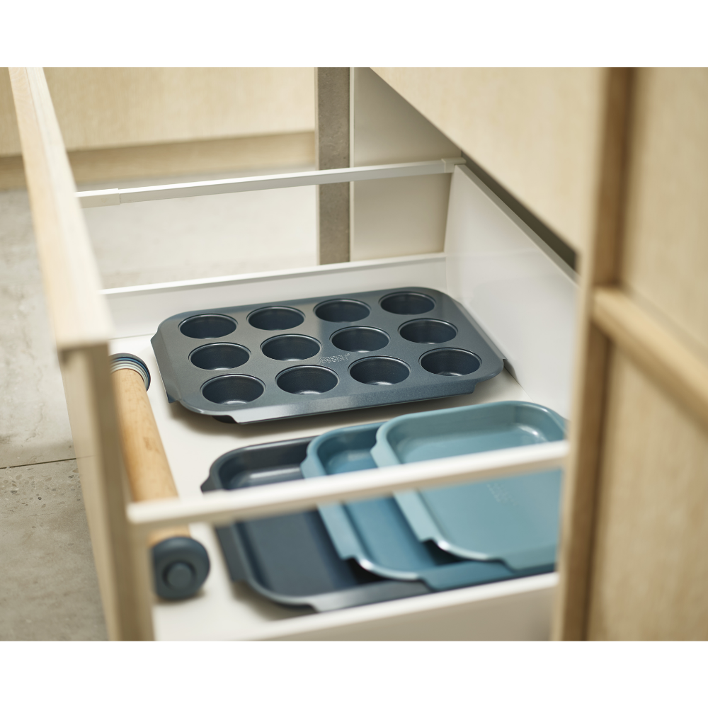 Joseph Joseph Nest™ Bake Non-Stick 12 Cup Blue Muffin Ταψί (45072)