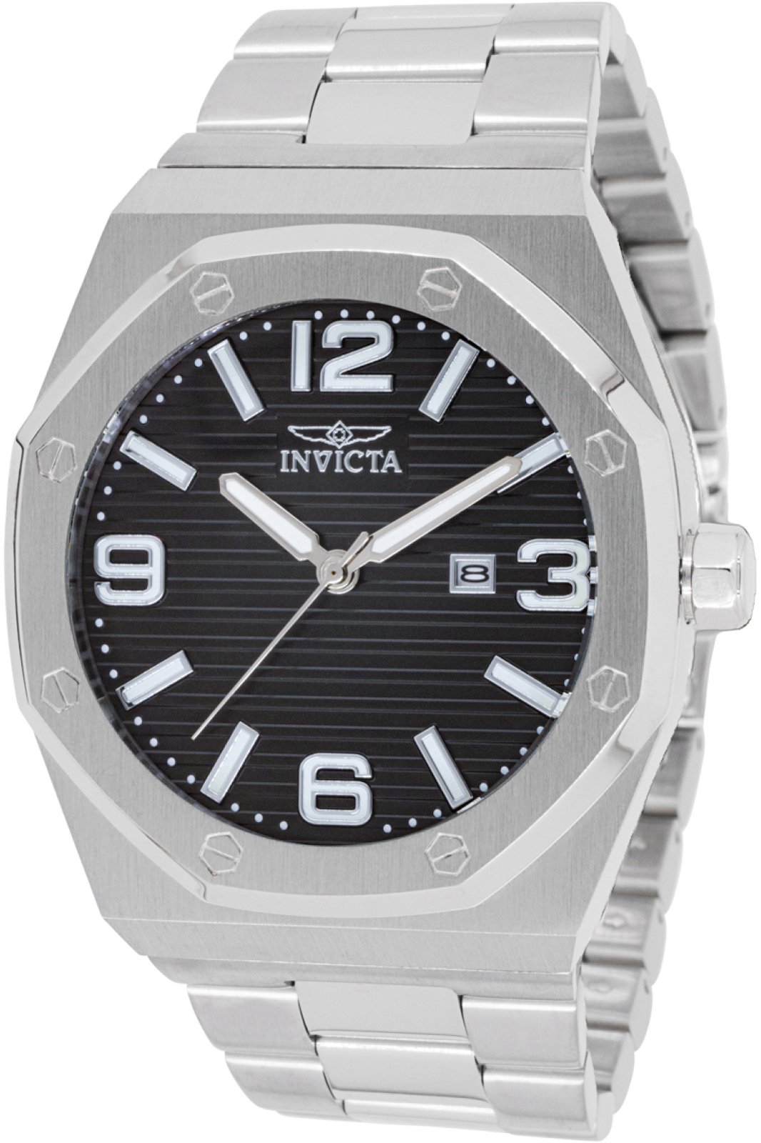 Ρολόι Invicta Huracan Quartz Black Dial 45781 - Ανδρικό 48 mm