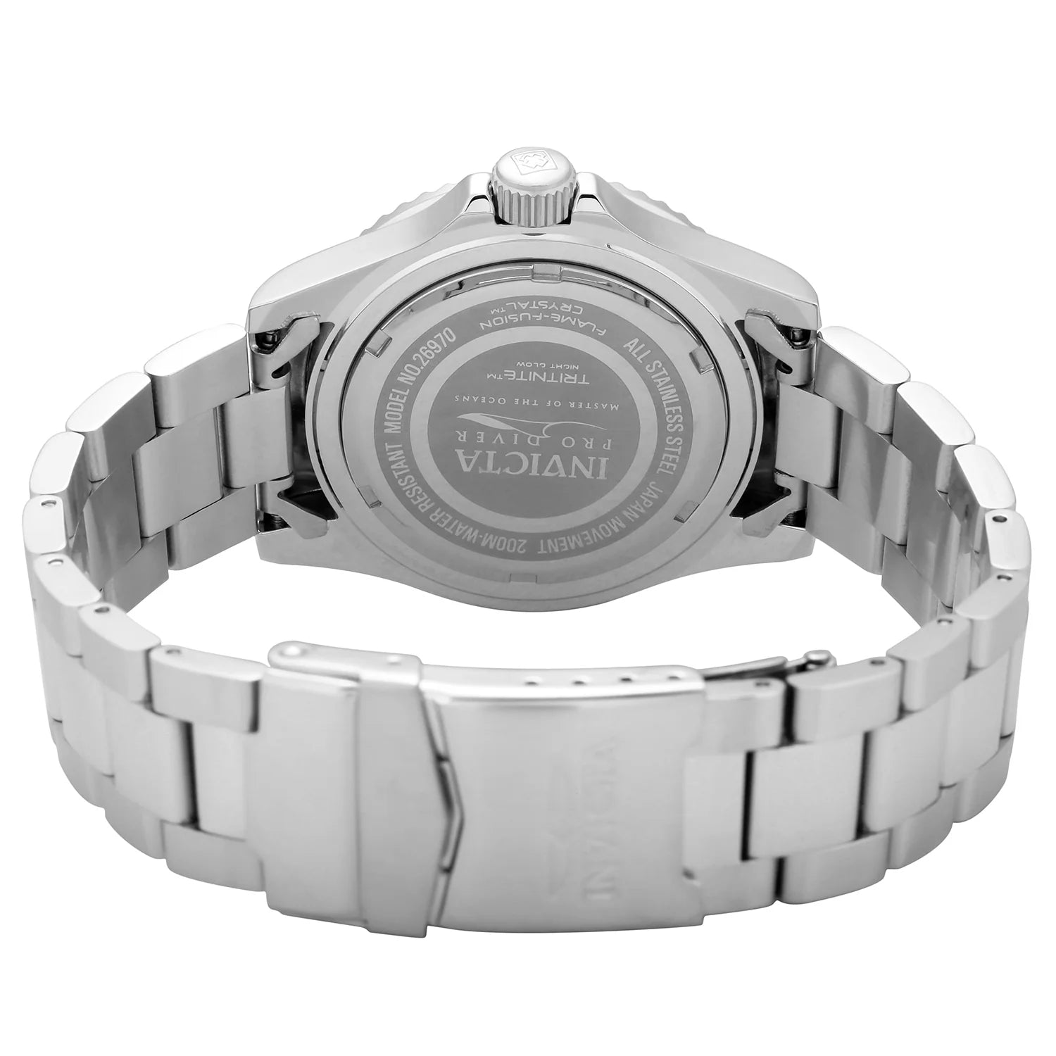 Ρολόι Invicta Pro Diver Black Dial Stainless Steel 40 mm 26970 - Ανδρικό