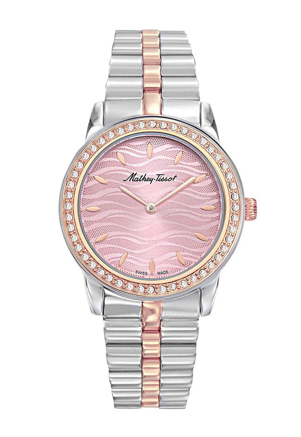 Ρολόι Mathey-Tissot Artemis Pink Dial D10860BQPK Quartz - Γυναικείο