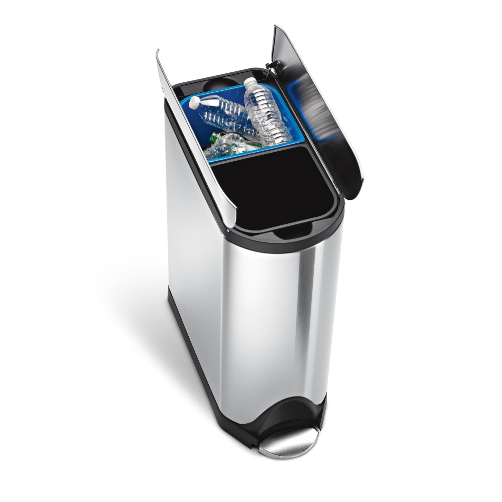 Διπλός Κάδος Ανακύκλωσης Butterfly 40L (2×20L) - CW2017 Simplehuman