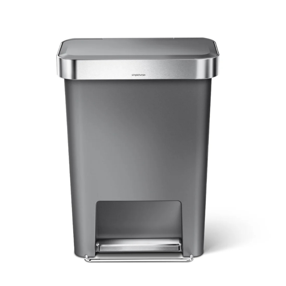 Ορθογώνιος Κάδος με Πεντάλ & Θήκη Σακούλας 45L - CW1386CB Simplehuman