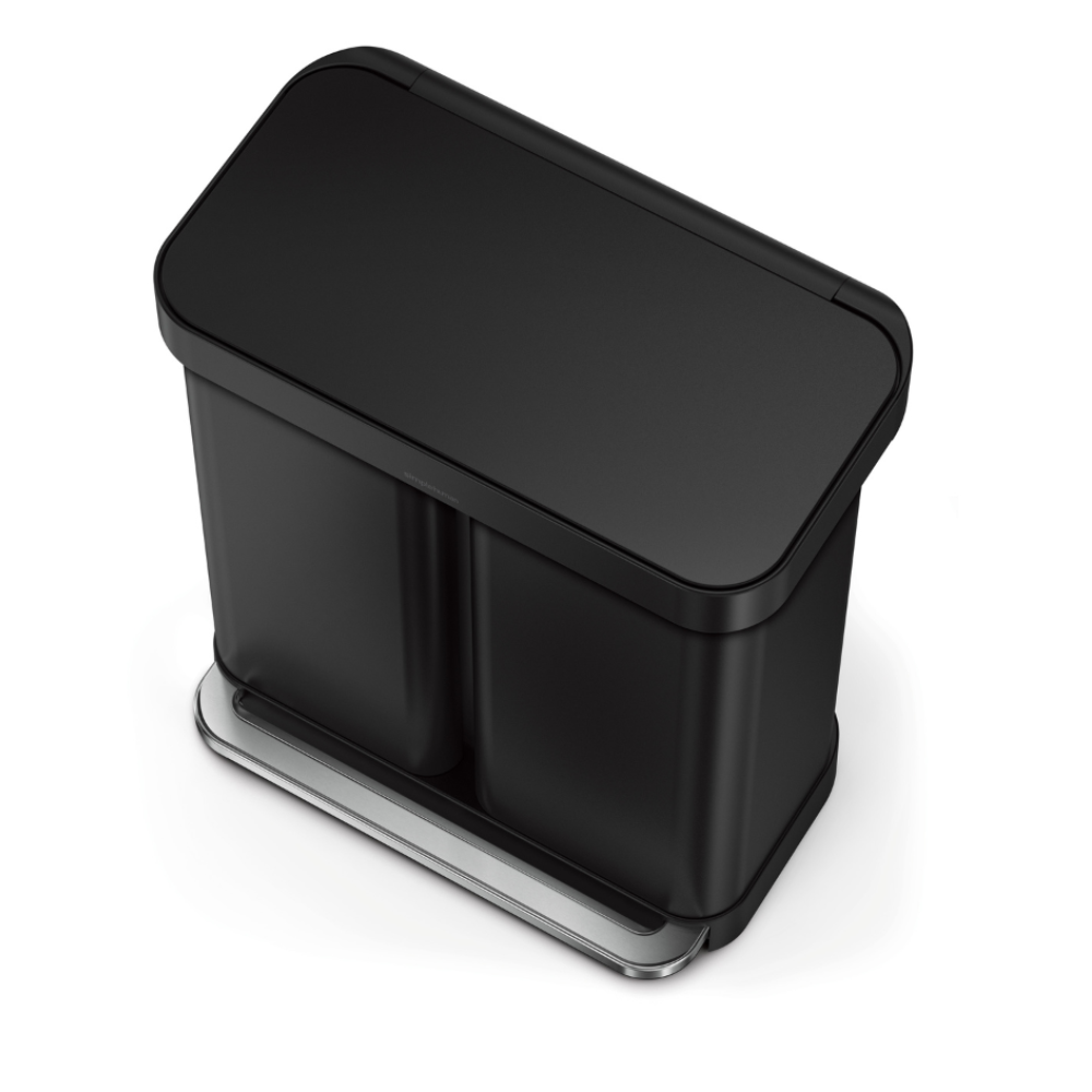 Διπλός Κάδος με Πεντάλ & Θήκη Σακούλας 58L (34/24L) - CW2093 Simplehuman