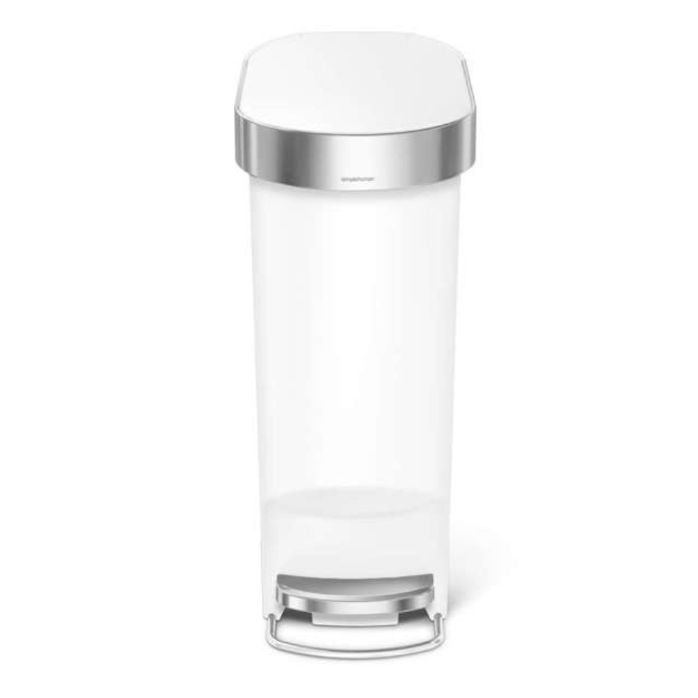 Slim Κάδος με Πεντάλ & Δακτύλιο Συγκράτησης Σακούλας 40L - CW1392 Simplehuman