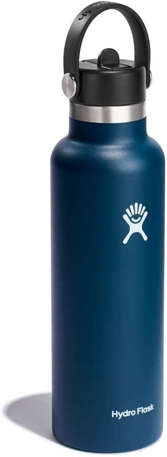 Hydro Flask Μπουκάλι Standard Mouth με Flex Straw Cap 591 ml – Μπλε (S21FS464)