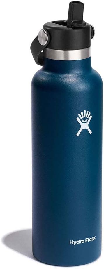Hydro Flask Μπουκάλι Standard Mouth με Flex Straw Cap 591 ml – Μπλε (S21FS464)