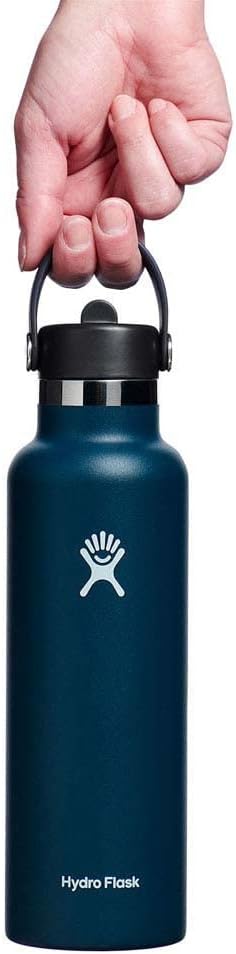 Hydro Flask Μπουκάλι Standard Mouth με Flex Straw Cap 591 ml – Μπλε (S21FS464)