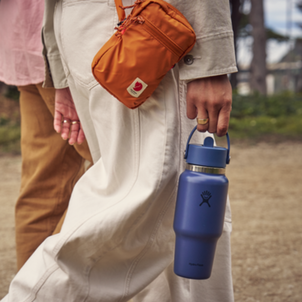 Hydro Flask Μπουκάλι Wide Mouth Flex Straw Travel 946 ml – Capri Blue (WT32CFS382)
