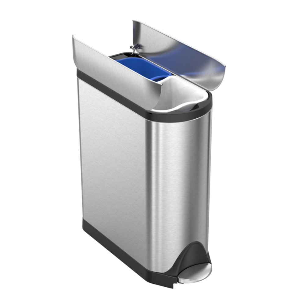 Διπλός Κάδος Ανακύκλωσης Butterfly 40L (2×20L) - CW2017 Simplehuman
