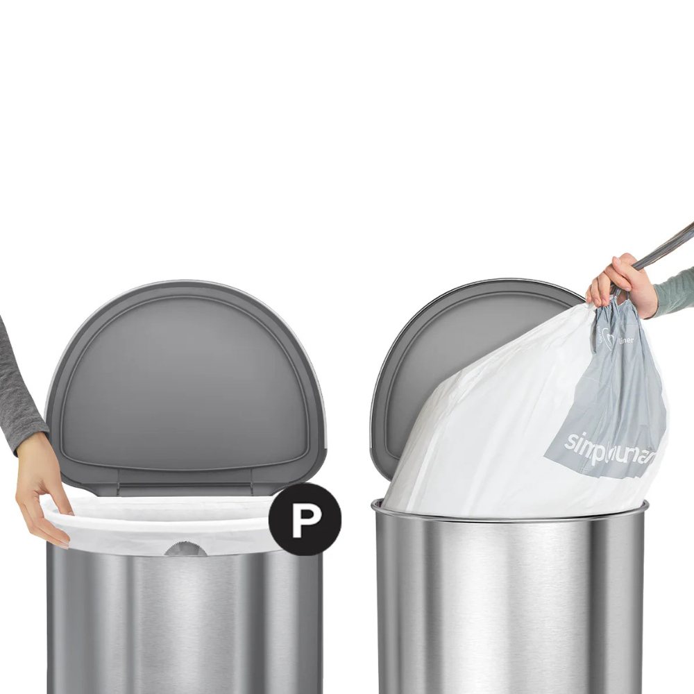 Σακούλες Κάδου Custom Fit Code P, Οικονομική Συσκευασία 50–60L - CW0263 Simplehuman