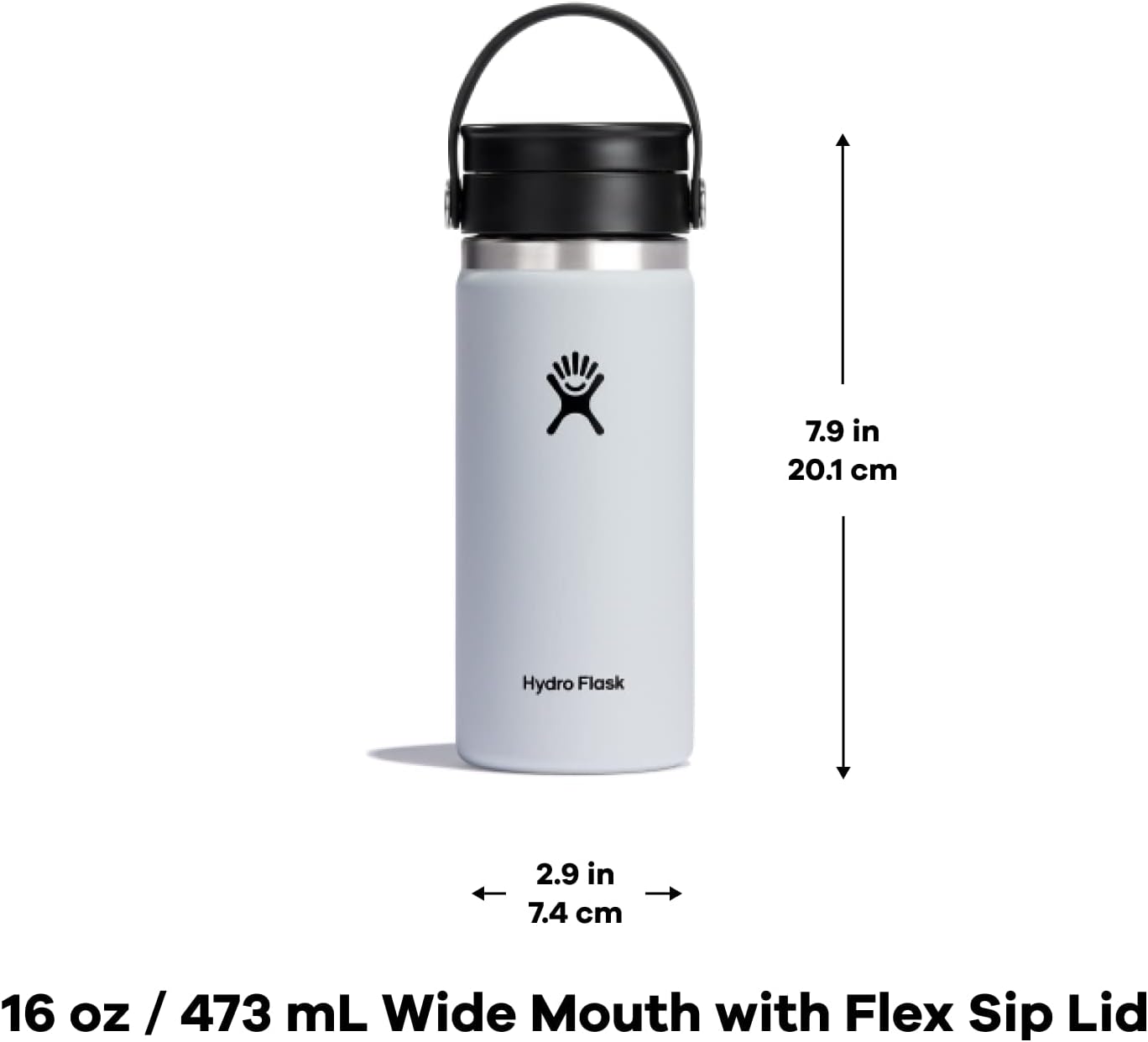 Hydro Flask Μπουκάλι Wide Flex Sip Lid 473 ml – Μπλε (W16BCX482)