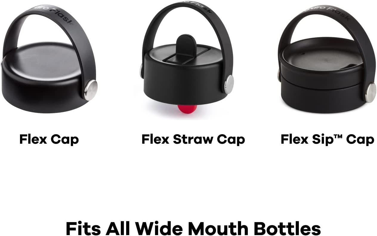 Hydro Flask Πώμα Flex Sip™ Lid για Wide Mouth – Μαύρο (CFX001)