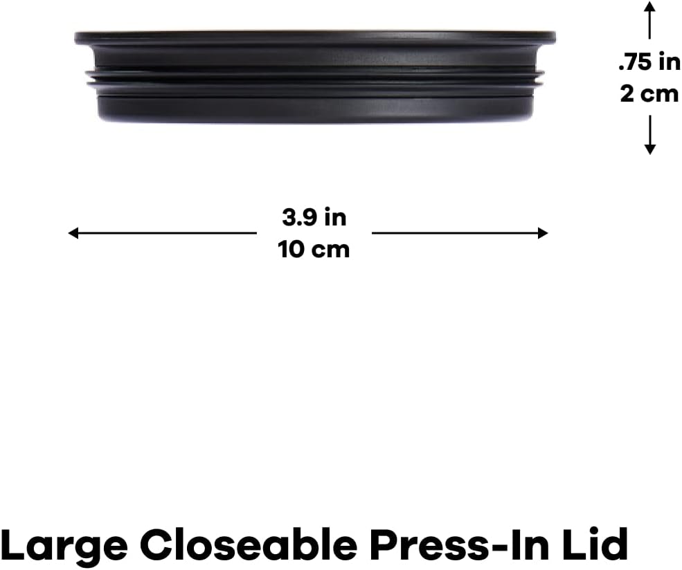 Hydro Flask Καπάκι Press-In Medium – Μαύρο (CPLM001)