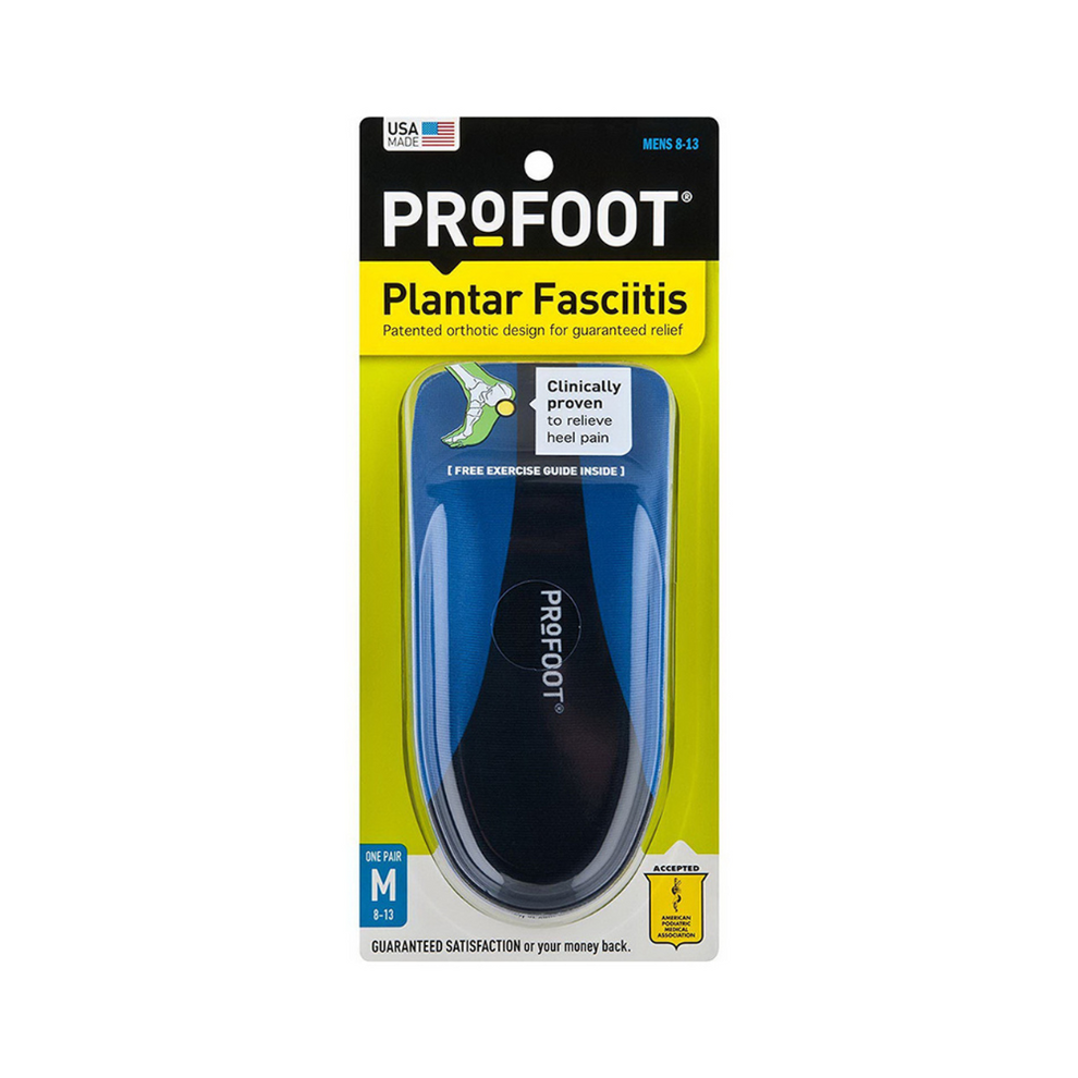 ProFoot Plantar Fasciitis Orthotic Men’s – 1 Pair