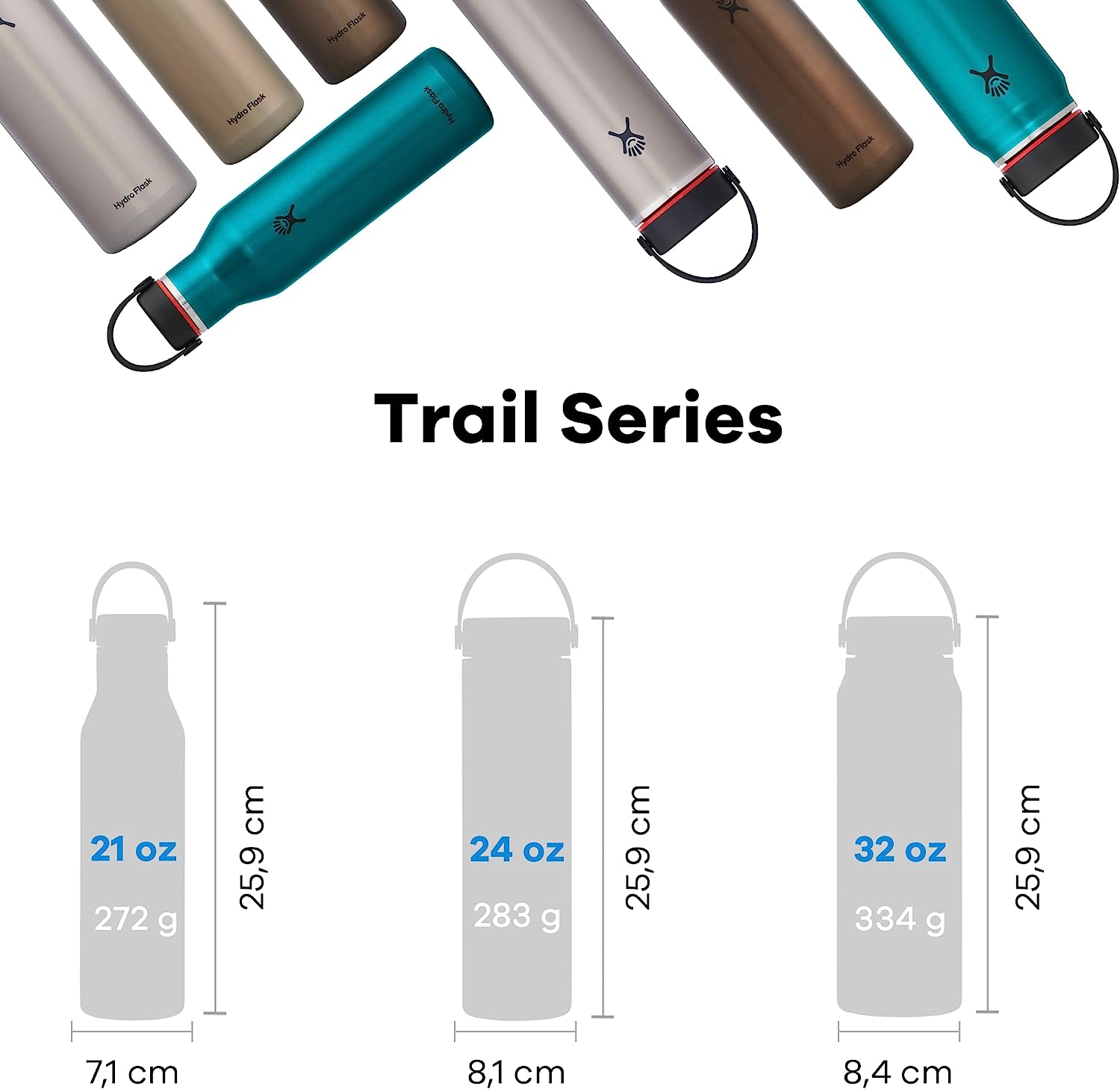 Hydro Flask Trail Series Wide Mouth 710 ml – Πράσινο (LW24LWB091)