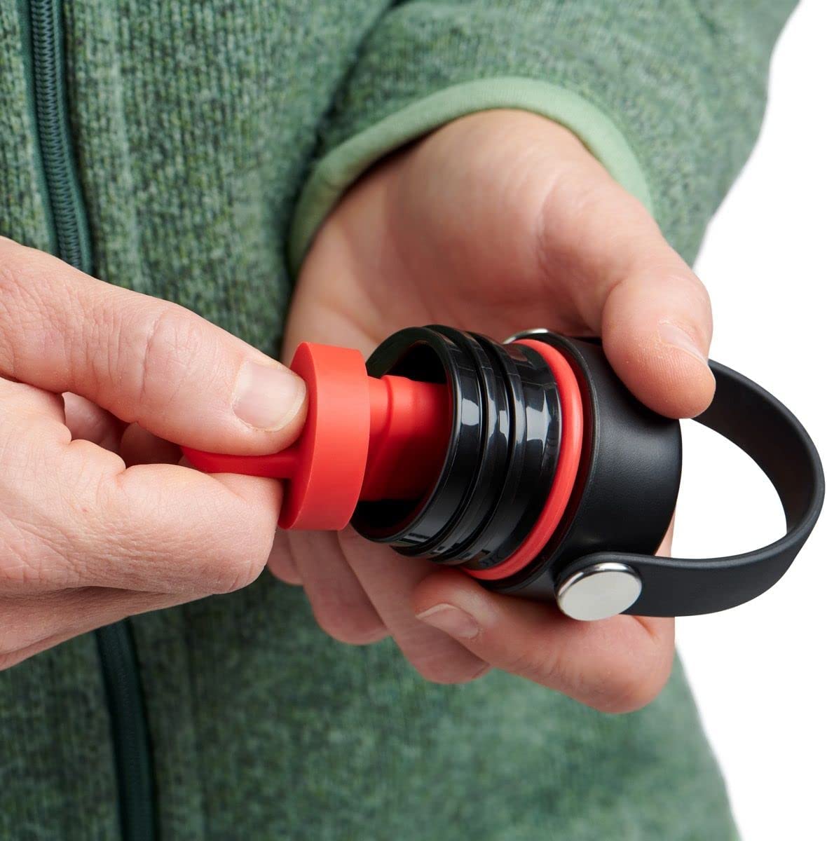 Hydro Flask Μπουκάλι Standard Mouth με Flex Straw Cap 0.6L – Γαλάζιο (S21FS482)