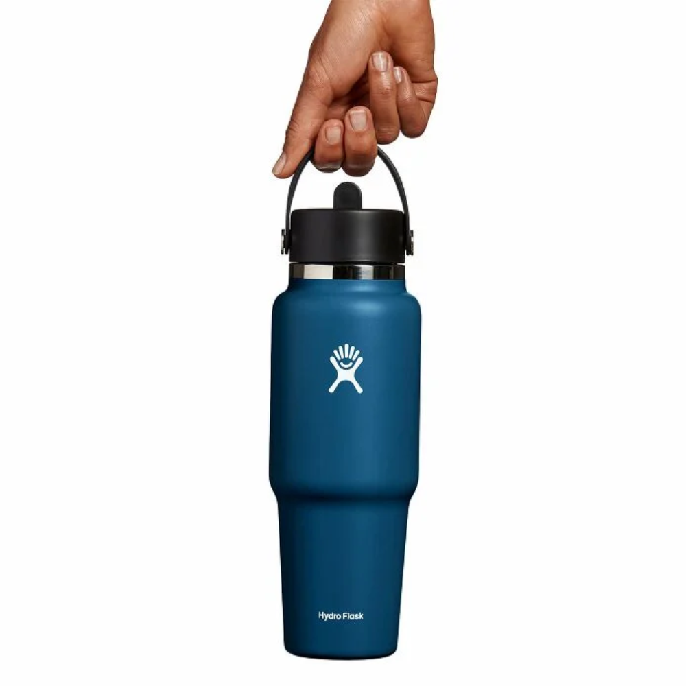 Hydro Flask Μπουκάλι Ταξιδιού με Καλαμάκι WIDE FLEX 946 ml - Indigo (WT32BFS464)