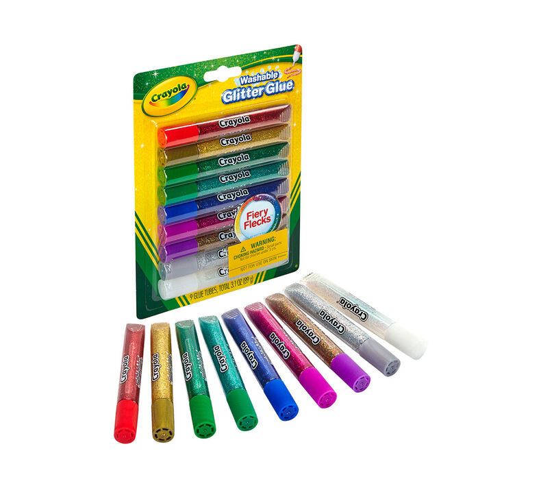 Crayola Glitter Glue – Σετ 9 Χρωμάτων