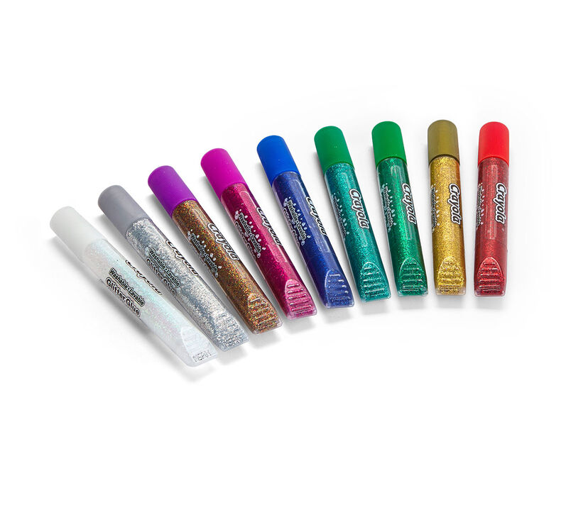 Crayola Glitter Glue – Σετ 9 Χρωμάτων