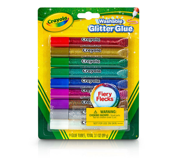 Crayola Glitter Glue – Σετ 9 Χρωμάτων