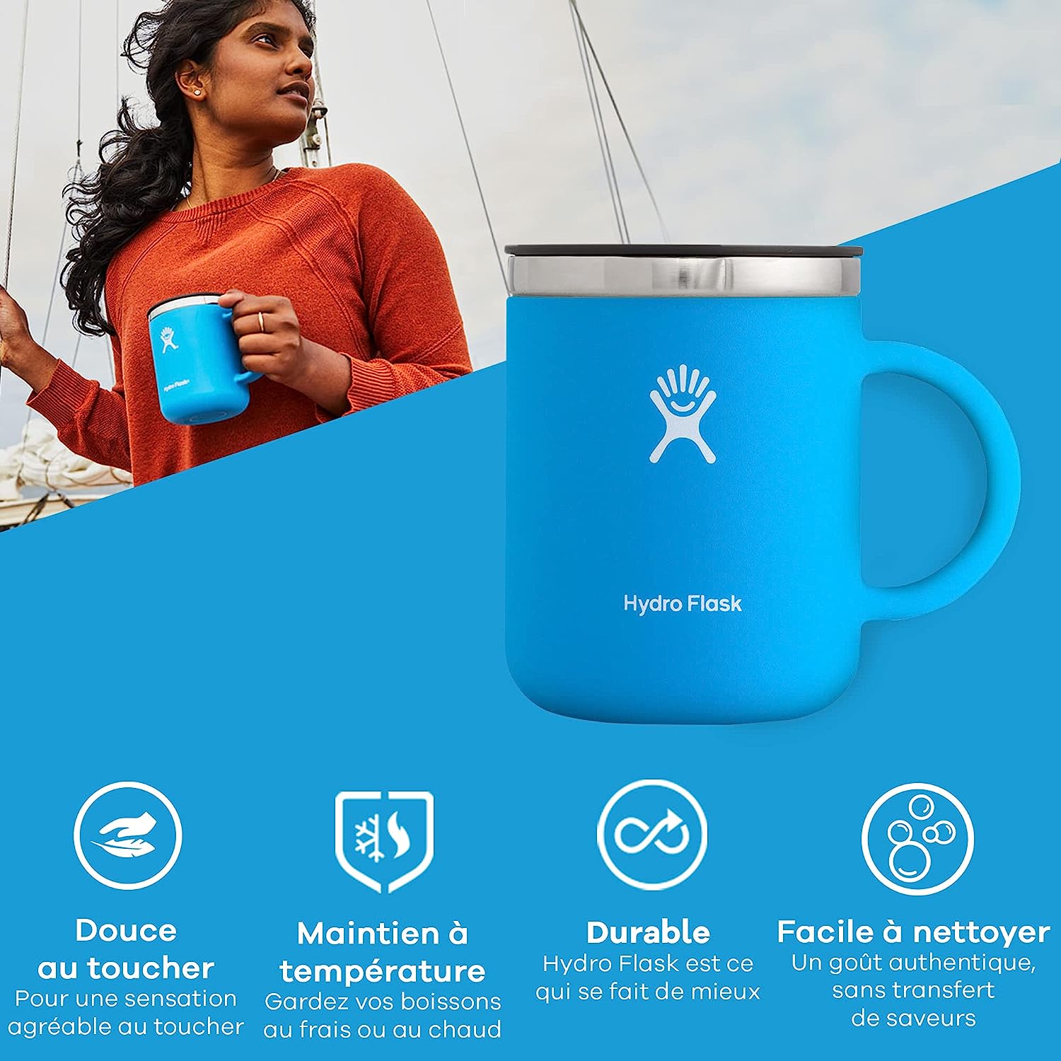 Hydro Flask Κούπα 355 ml – Μπλε (M12CP464)