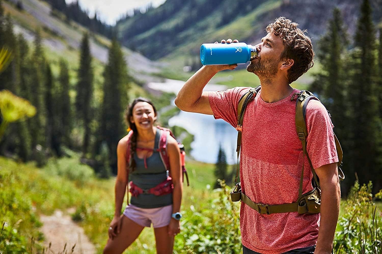 Hydro Flask Μπουκάλι Wide Flex Cap 1183 ml – Μπλε (W40BTS482)