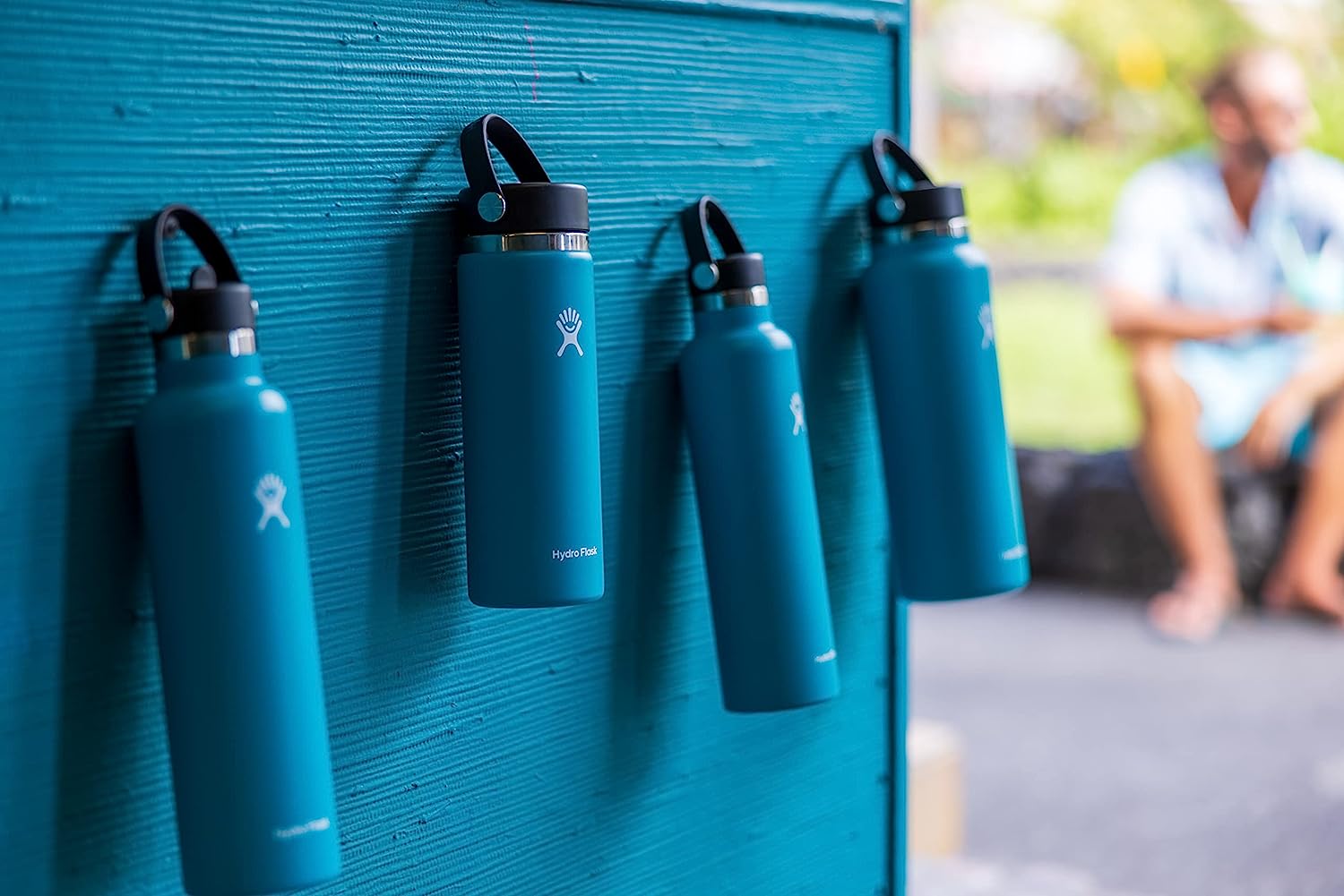 Hydro Flask Μπουκάλι Standard Mouth με Flex Straw Cap 0.6L – Γαλάζιο (S21FS482)