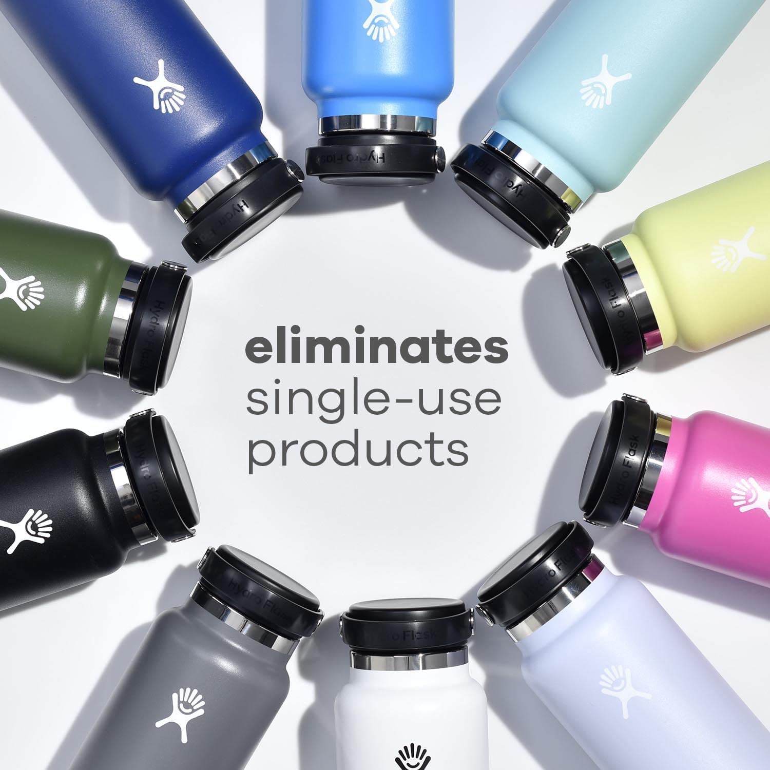 Hydro Flask Μπουκάλι Wide Mouth 1.2L – Μαύρο (W40BTS001)