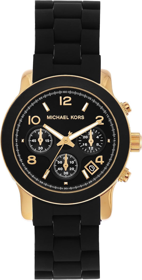 Ρολόι Michael Kors Runway Chronograph Black Dial MK7385 Quartz - Γυναικείο