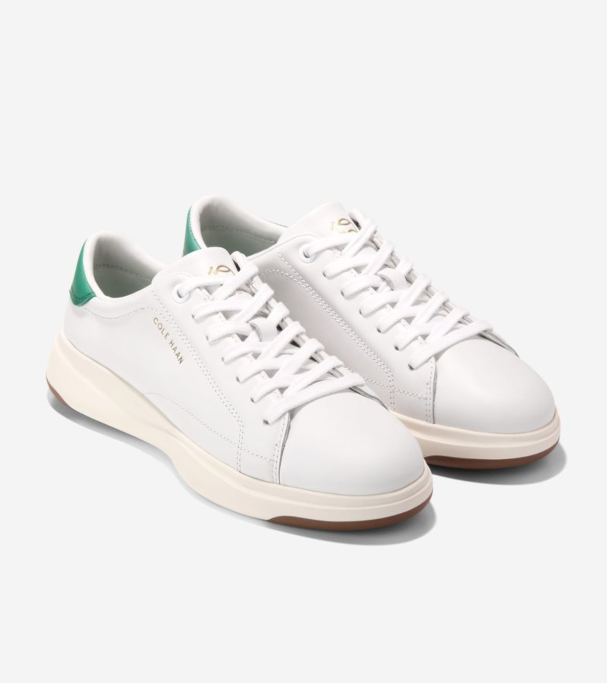 Γυναικεία GrandPrø Tennis 2.0 Sneakers Optic White-Green Jacket-Ivory (W36223B) - Cole Haan