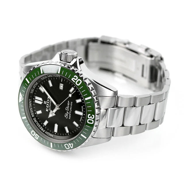 Ρολόι EDOX Skydiver Neptunian 80120-3VM-NIN Automatic - Ανδρικό