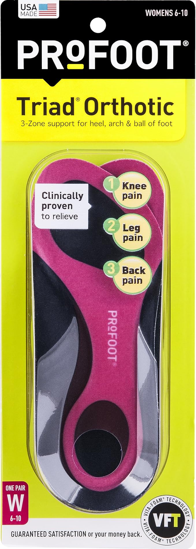 ProFoot Triad Women’s – 1 Ζευγάρι