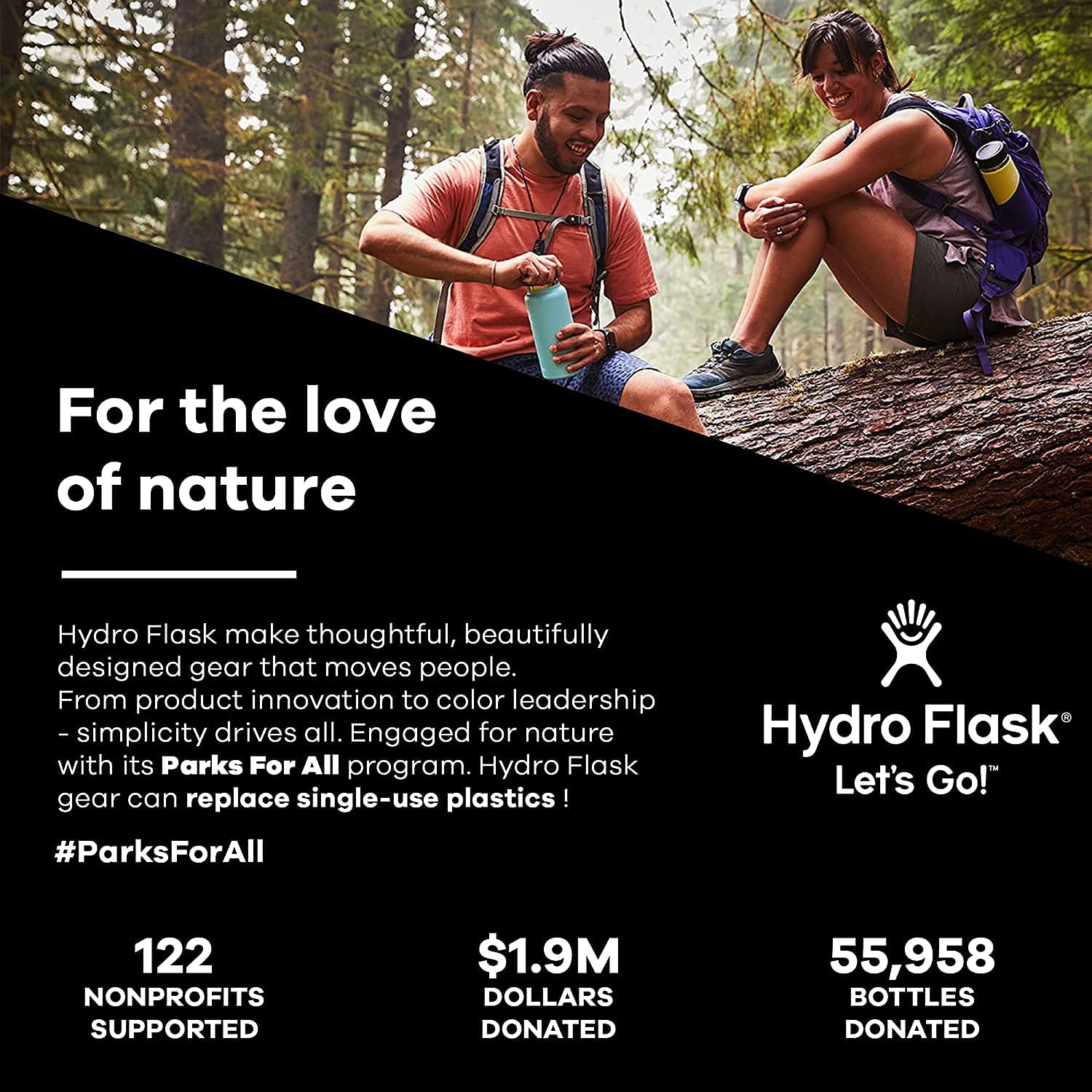 Hydro Flask Μπουκάλι Standard Mouth με Flex Straw Cap 0.6L – Γαλάζιο (S21FS482)