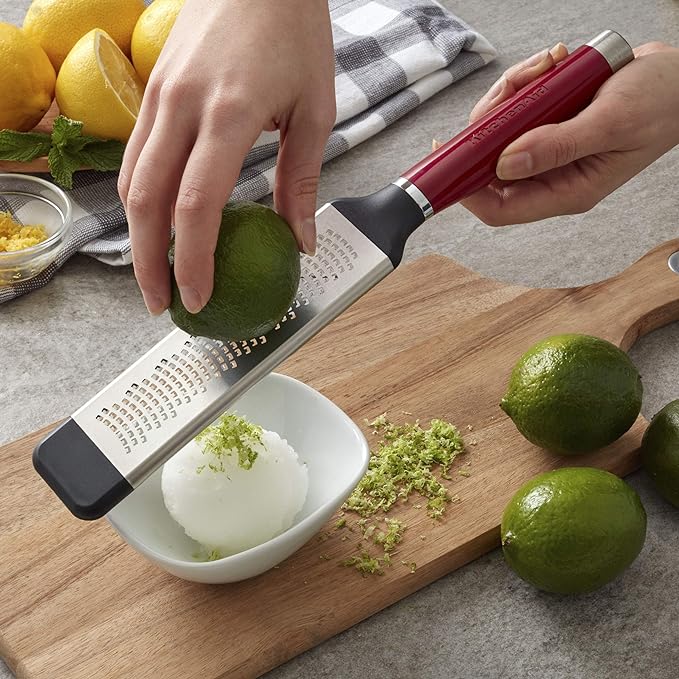 KitchenAid Core Fine Etched Grater Empire Red